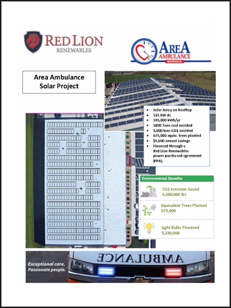 Area Ambulance Solar Projects