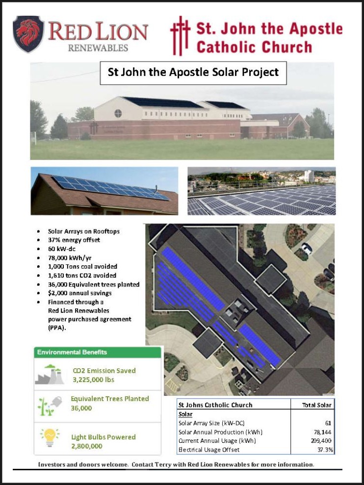 St. John the Apostle Catholic Church Solar Project