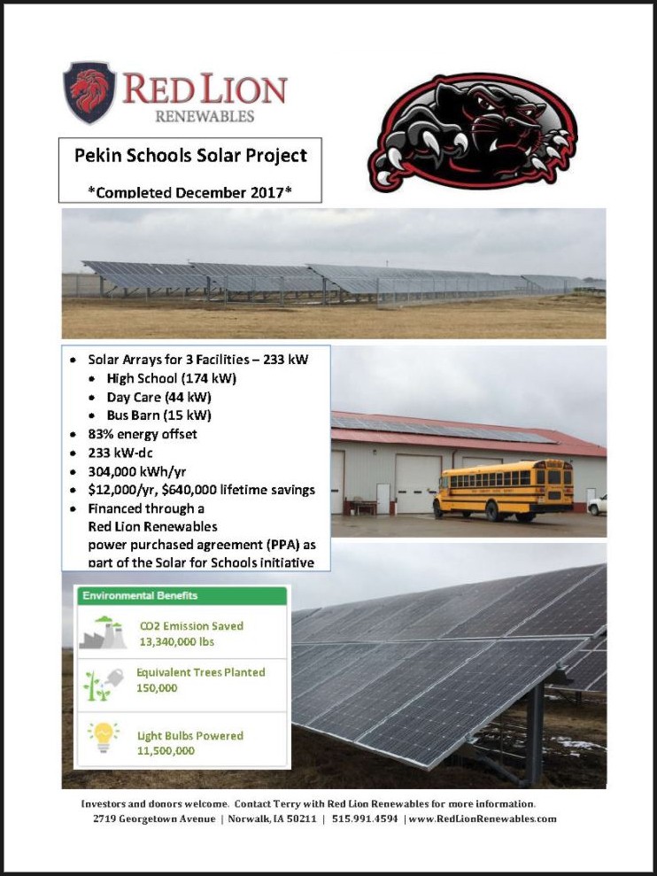 Pekin School Solar Project